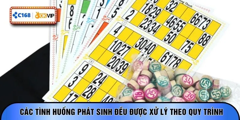 Các tình huống phát sinh đều được xử lý theo quy trình
